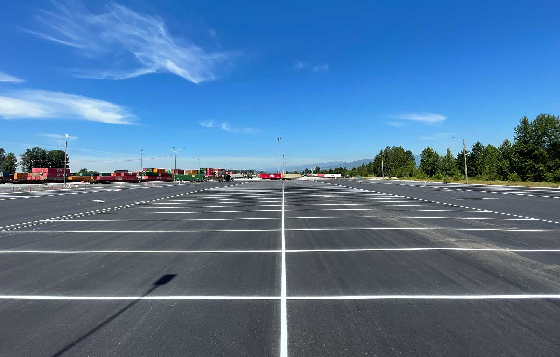 Pitt Meadows Intermodal Yard Scottish Line Painting